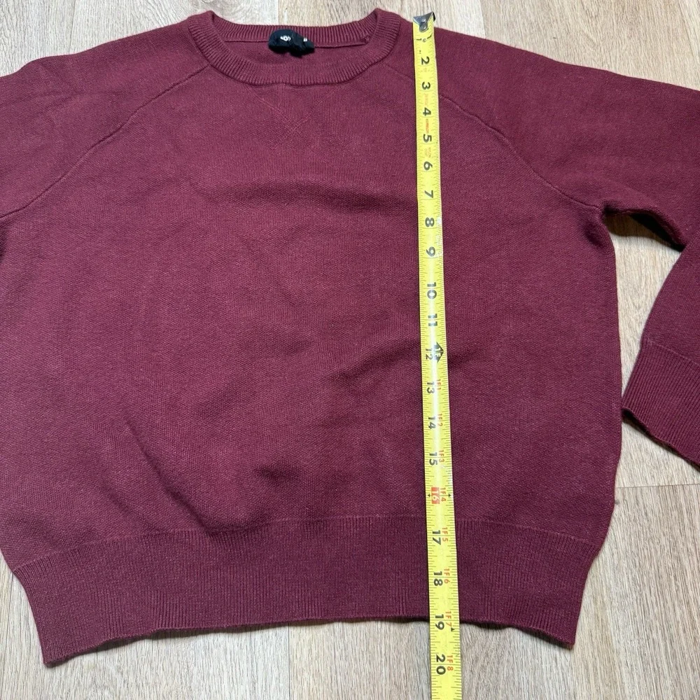 Monrow Supersoft Sweater Knit‎ Sweatsuit Top Joggers  in Rhubarb Red Size S